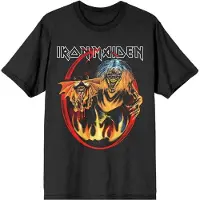 Ginza.se Iron Maiden: Unisex T-Shirt/Number Of The Beast Devil Tail (Black) (Large)