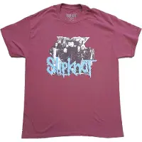 Ginza.se Slipknot: Unisex T-Shirt/Goat Logo Demon (Maroon Red) (Back Print) (Medium)
