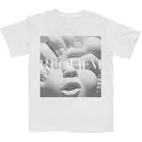 Ginza.se Korn: Unisex T-Shirt/Requiem Album Cover (White) (Back Print) (Small)