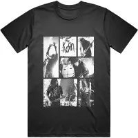 Ginza.se Korn: Unisex T-Shirt/Blocks (Black) (Small)