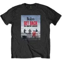 Ginza.se The Beatles: Unisex T-Shirt/Rooftop Concert (Black) (Large)