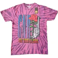 Ginza.se Guns N Roses: Guns N' Roses Unisex T-Shirt/UYI Pistol (Purple) (Wash Collection) (Small)