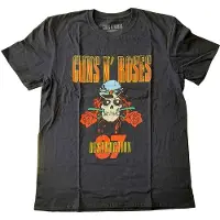 Ginza.se Guns N Roses: Guns N' Roses Unisex T-Shirt/UK Tour '87 (Black) (Back Print) (X-Large)