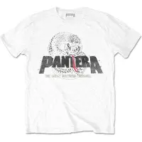 Ginza.se Pantera: Unisex T-Shirt/Snake Logo (White) (Small)