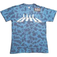 Ginza.se The Beatles: Unisex T-Shirt/Abbey Road Crossing (Blue) (Wash Collection) (Medium)