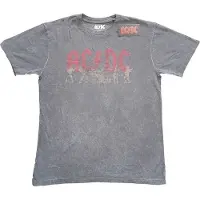 Ginza.se AC/DC: Unisex T-Shirt/Vintage Silhouettes (Charcoal Grey) (Wash Collection) (X-Large)