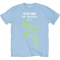 Ginza.se The Sex Pistols: Unisex T-Shirt/Never Mind The Bollocks Drop Logo (Light Blue) (Large)