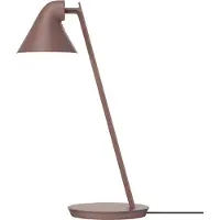 Louis Poulsen Bordslampa , NJP Mini, dimbara, Rosa / ljusröd, Vardagsrum, Metall, Design