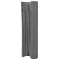 vidaXL Insynsskydd 110x300 cm grå