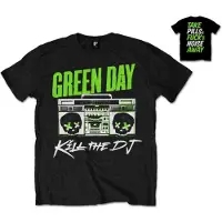 Ginza.se Green Day: Unisex T-Shirt/Kill the DJ (Black) (Back Print) (Small)