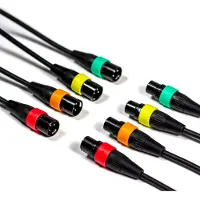 Zoom XLR-4c/CP XLR Mic Cables with Color ID Rings
