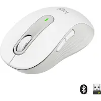 Logitech Datormus trådlös | Signature M650 | vit