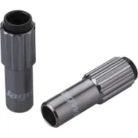 Jagwire Adjusters Mini Inline Adjusters-titanium 2pcs Svart