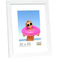 Deknudt S44CF1 30x45 Växelram akryl Pappersformat: 30 x 45 cm (B x H) 30 cm x 45 cm Vit