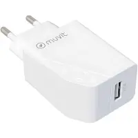 Muvit Paket Usb-transformator Och Type-c-kabel 1.2m 2.4a 3a 12w