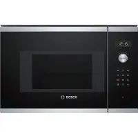 Bosch Inbyggd grill mikrovågsugn BEL524MS0 rostfritt stål - 20 L - 800 W - Grill 1000 W