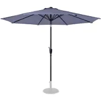 Vonroc Parasoll Recanati Ø300cm - Premium parasoll | Grå