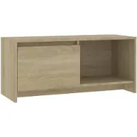 vidaXL Tv-bänk sonoma-ek 90x35x40 cm konstruerat trä