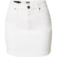 Urban Classics Kjol vit denim