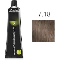 L'Oréal Professionnel Inoa Permanent hårfärg 60 ml 7.18 Ash Mocha Blonde