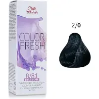 Wella Color Fresh Professionell hårtoning 75 ml 2/0 Schwarz