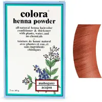 Colora Henna Pulver Hårfärg Mahogny, 2 Uncia (Pack om 3)