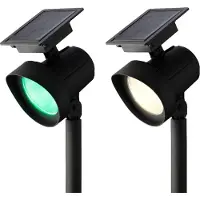 EDM 83452 Set Med 2 Markspikar Solcellsdriven Led-projektor