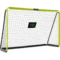Exit Tempo fotbollsmål i stål 240x160cm - grön/svart, Barn, Fristående, Svart, Grön, Metall, 3,8 cm, 1,2 mm