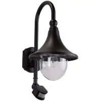 LINDBY Utomhusbelysning , Daphne, dimbara, Svart, Balkong, Aluminium, Modern