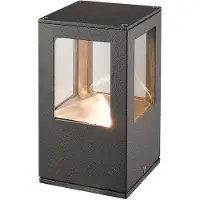 LUCANDE Utomhusbelysning , Nicola, Svart, Terrass, Aluminium, Modern