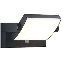 LINDBY Utomhusbelysning , Sherin, Svart, Balkong, Aluminium, Modern