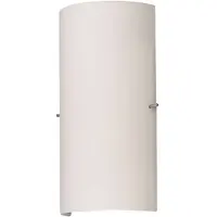 LUCANDE Vägglampa Sidra , dimbar, Vitt / opal, Vardagsrum / matsal, Glas, Modern, Vägglampa, vägglampa inomhus