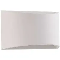 LINDBY Vägglampa , Heiko, dimbara, Vit, Vardagsrum, Gips / lera, Modern