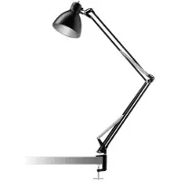 NORDIC LIVING Bordslampa , Svart, Arbetsrum / hemkontor, Aluminium