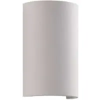 LINDBY Vägglampa Colja , dimbar, Vitt / opal, Vardagsrum / matsal, Gips / lera, Modern, Vägglampa, vägglampa inomhus
