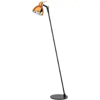 Rotaliana Golvlampa , Luxy F0 Glam, Svart, Vardagsrum, Metall, Design