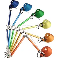 Artemide Vägglampa , Röd, Arbetsrum / hemkontor, Aluminium, Design