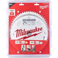 Milwaukee Sågklinga för trä 4932479576; 254x30 mm; Z60; Z80; 2 st.
