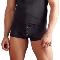 Svenjoyment Underwear Boxershorts med Knappar - Svart - M - Svart