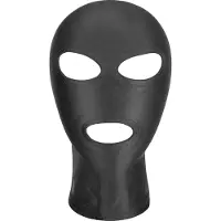 Obaie Spandexmask med Hål för Ögon och Mun - Svart - One size - Svart