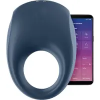 Satisfyer Strong One Vibrerande Penisring - Mörkblå - Mörkblå