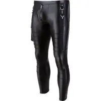 NEK Långa mattsvarta byxor - Black - M - Black