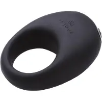 Je Joue Mio - penisring med vibrator - uppladdningsbar vattentät svart