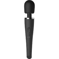 Sinful Luxy Extra Kraftfull Magic Wand - Svart - Svart