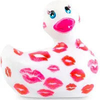 Big teaze toys My Duckie Romance 2.0 - vattentät klitorisvibrator (vit/rosa)