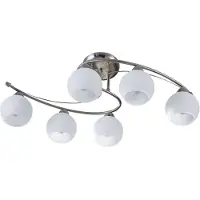LINDBY Taklampor , Svean, dimbara, Metallisk, Vardagsrum, Glas, Modern