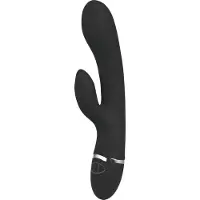 Sinful Flexy Uppladdningsbar Rabbitvibrator - Svart - Svart