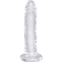 King Cock Clear 6 - dildo med sugkopp (17,8 cm)