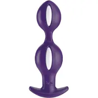 Fun Factory B Balls Duo Anal Plug 12,5 cm - Lila - Lila