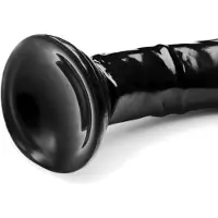 Hosed Anal Snake 19 - analdildo med sugkopp - svart